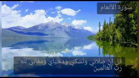 من سورة الأنعام (١٦٢)