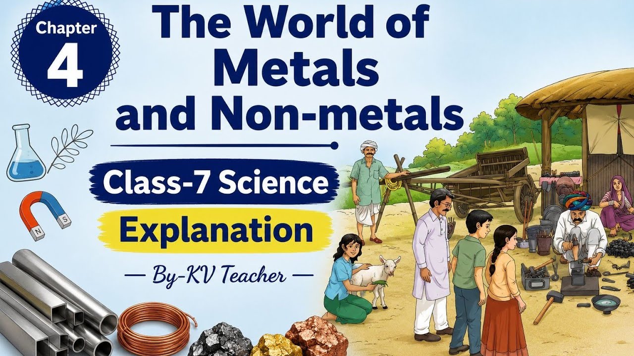 Class-7 Science/ The World of Metals and Non metals/ Chapter-4 NCERT ...
