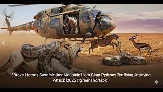 Celebrity Brave Heroes Save Mother Mountain Lion from Giant Python’s Terrifying Attack🐍|2025 @greenshortspk Net Worth