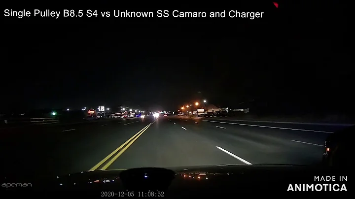Single Pulley B8.5 S4 vs SS Camaro vs RT Charger