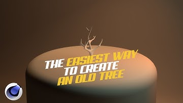 THE EASIEST WAY TO CREATE AN OLD TREE | CINEMA 4D R20 | TUTORIAL