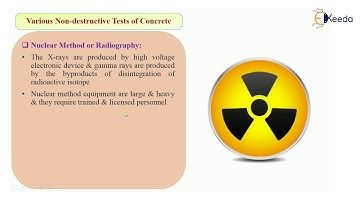 Nuclear Method - Testing of Concrete - Advanced Concrete Technology
