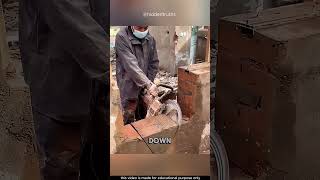 What is the secret of the Chinese wall-cutting saw😲