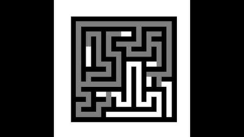 Hunt and Kill Maze Solved with Dijkstra