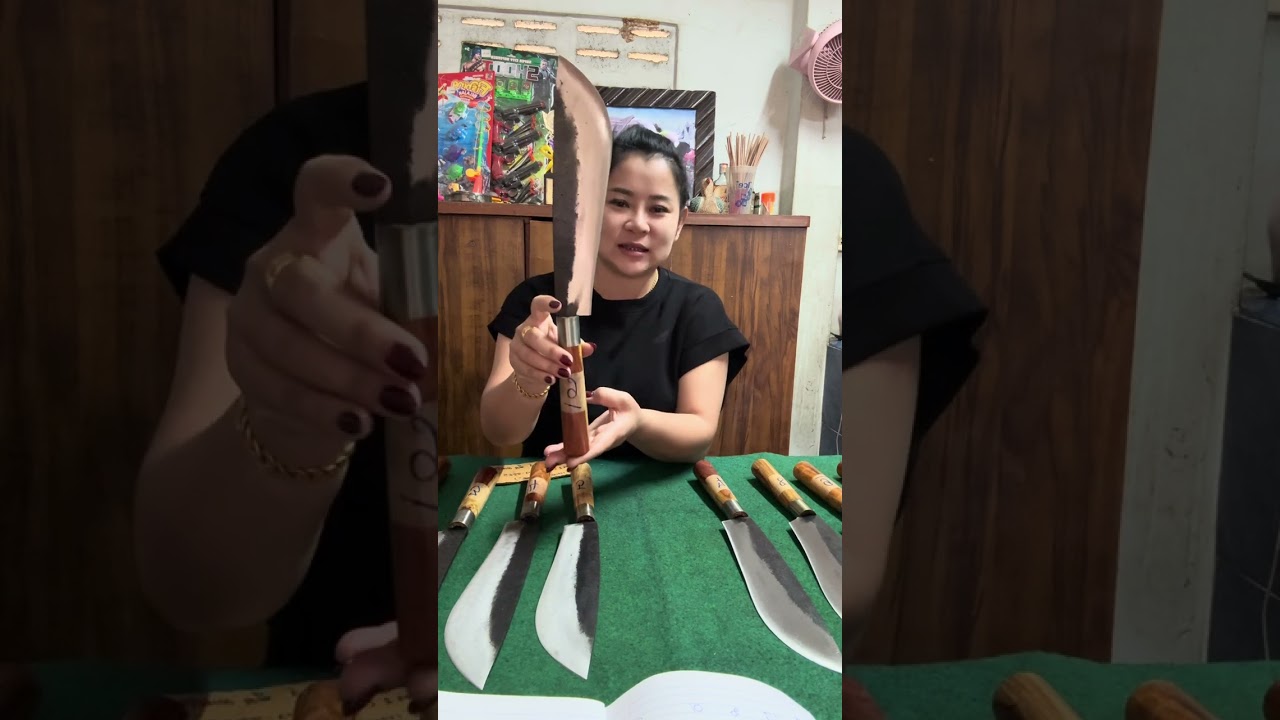 #มีดอีเหน็บเหล็กตลับลูกปืน&รางรถไฟ 600.-700.- โทร.064 9892265 เฌอเบลล์มีดดาบไทย