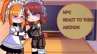 NPCs React To Their Archon (Mondstadt)Venti 1\6 || Genshin Impact || Gacha Nox || GCRV || TodoSimPLE