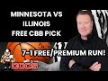 College Basketball Pick - Minnesota vs Illinois Prediction, 2/20/2023 Free Best Bets & Odds