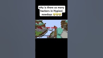 Why is there so many hackers in Hypixel server nowadays???!!!😭#funny #minecraft #gaming #fypシ゚viral