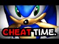 Sonic cheats a speedrun