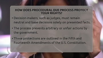 How Does Procedural Due Process Protect Your Rights? - Courtroom Chronicles
