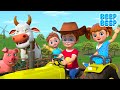 Old MacDonald Had A Farm | Animal Sounds Song For Kids | Beep Beep Nursery Rhymes