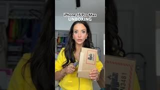 iPhone 15 Pro Max UNBOXING ✨ #iphone #iphone15promax #unboxing #iphoneunboxing #appleunboxing