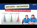 Schiefe (skewness oder auch skew) mit Formel berechnen (händisch ohne software)