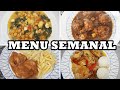 🍖MENU SEMANAL | ¿QUE COMEMOS EN UNA SEMANA?