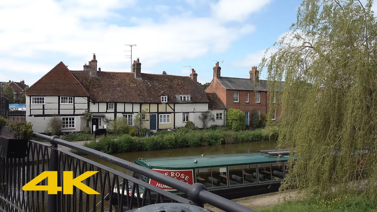 Hungerford Walk: Town Centre【4K】