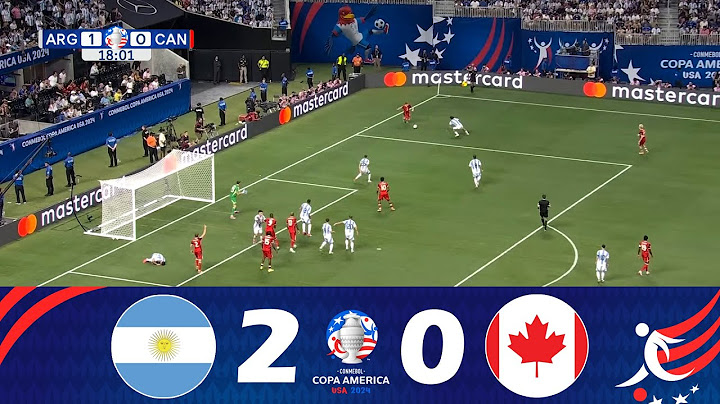 아르헨티나 vs 캐나다 [2-0] | 준결승 | 코파 아메리카 2024™ | 경기 하이라이트!