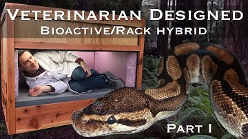 DIY Bioactive Ball Python Vivarium/Tub Hybrid Enclosure (Part I)