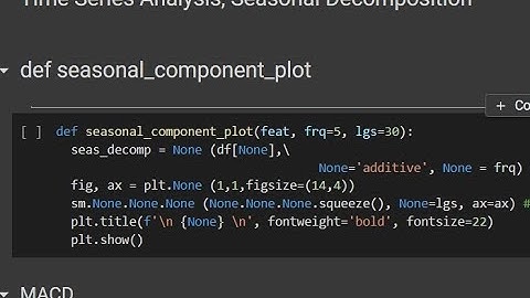 Kaggle Guided Project LSTM stock prediction 2 seasonal decomposition time series TensorFlow deep lea