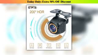Today Only GcPaSr AHD 1920x1080P Car Rear View Camera 200° Fisheye Golden Lens Full HD Night Vision