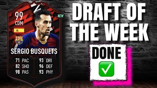 99 BUSQUETS - DRAFT OF THE WEEK (2) - PACYBITS 20 WEEKLY OBJECTIVES