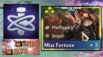 3 Star Mutant Miss Fortune | BOOM RAIN = DIE | TFT Set 6
