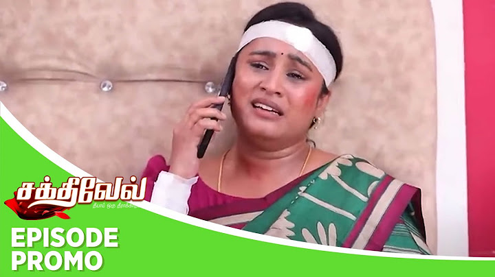 Sakthivel | Episode Promo | 24th April 2025