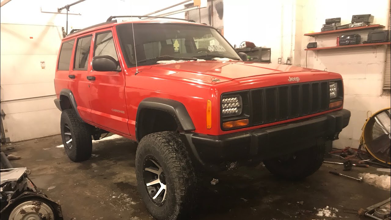 Jeep Cherokee Xj Cree Led Headlight Install And Review Youtube