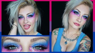 Bisexual *Pride* Makeup! (GRWM & Coming-Out Story Time) | HeyThereImShannon