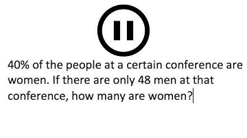 10 Percentages word problem - Algebra.  SAT, GMAT, GRE, ACT prep