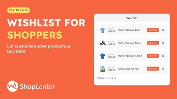 How to Add Wishlist Feature in WooCommerce (Boost Customer Engagement) | ShopLentor