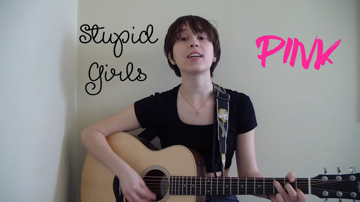 Stupid Girls Acoustic version - Acoustic performance video thumbnail