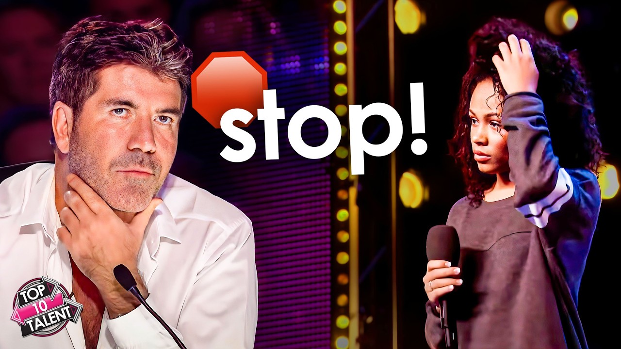 15-Year-Old NERVOUS Singer Gets STOPPED Mid-Audition By Simon But Watch What Happens Next... 👀