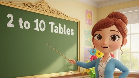 2 to 10 Tables | Learn Multiplication Tables 2 to 10 | Easy Kids Learning #kidstable #maths #learn 