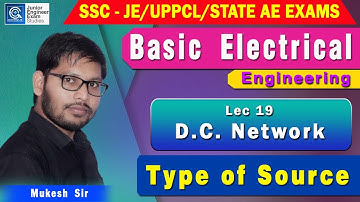 Lec 19 I D.C.Network  I Basic Electrical Engineering I SSC JE 2020 I State JE & AE Exams