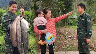 : catch big fish in the swamp - visit wife and kids - angry wife doesn't want to see me