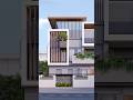 Ultra Modern House Front ElevationDesign 😍| 3D Home Design #shorts