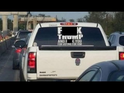 Video: Owner Of Van With Anti-Trump Sticker Plans To Sue