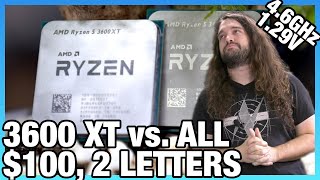 AMD Ryzen 5 3600XT CPU Review \& Benchmarks: $100 for 2 Letters (vs. 3600, 3700X, More)