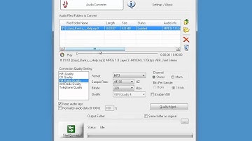 MP3 Audio Converter video tutorial