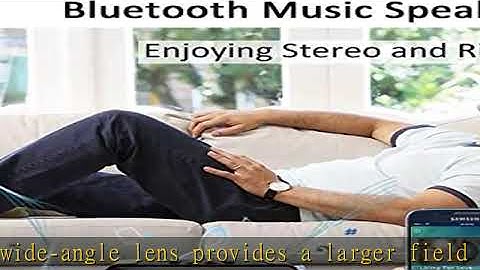 Pragovle WiFi-Hidden-Spy-Camera, Alarm Clock with Bluetooth Speaker 1080P/2K/4K Full HD Nanny Cam w