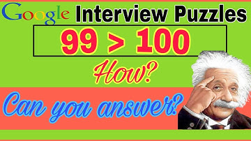 Google interview Puzzles || Can you answer these riddles vol. 1||