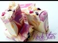 Making & Cutting "Rock Star" Cold Process Soap ~ Petals Bath Boutique