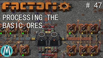 [Factorio 1.1 4K] Angel/Bobs Ep 47: Processing The Basic Ores (Tutorial/Walkthrough)