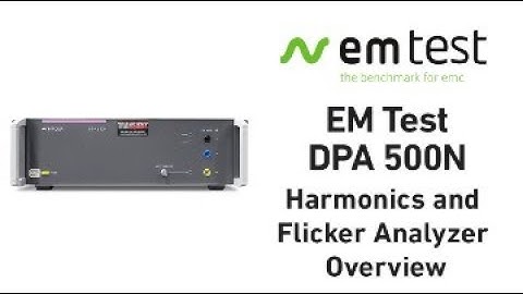 EM Test DPA 500N - Video Guide & Rental System Overview