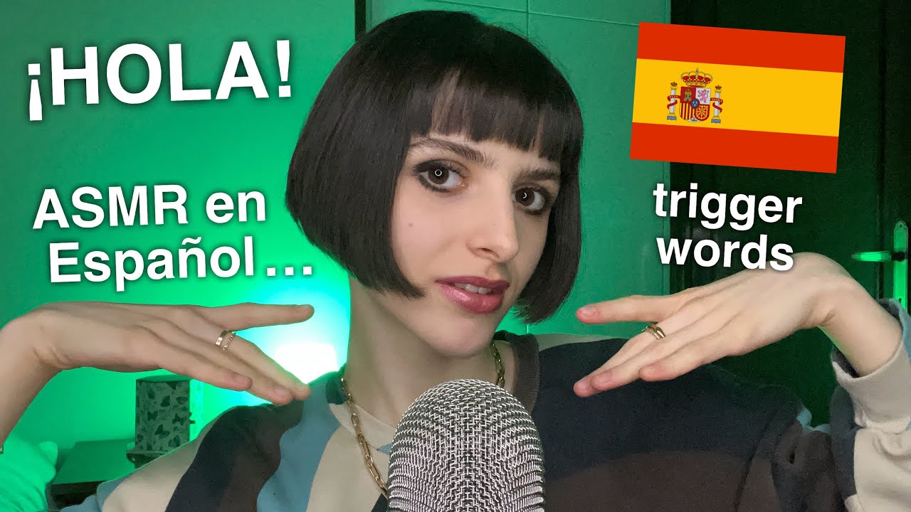 ASMR Spanish Trigger Words 🇪🇸 | Susurros con Palabras Trigger en Español que Dan Cosquilleo