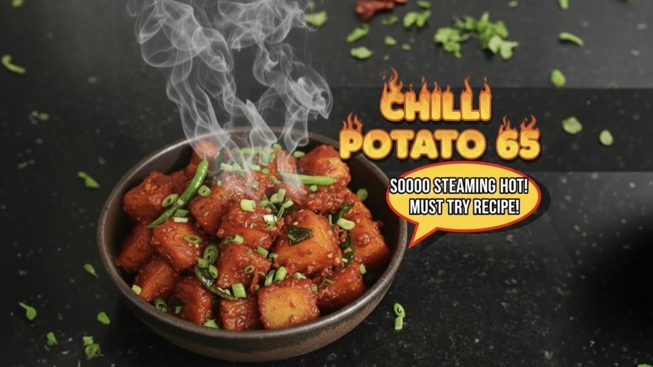 Chilli Potato 65🔥 : उंगलियां चाटने पर मजबूर हो जाएंगे | The Most Addictive Potato Snack You’ll Eat |