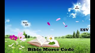 Proverbs chapter 8 of 31 ~ BibleMorseCode