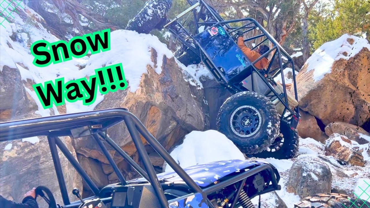 Insane! Rockcrawlers take on one of the Hardest Trails in Colorado, in the snow!!