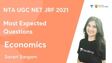 Most Expected Questions | Economics | NTA UGC NET-JRF 2021 | Saveri Sargam