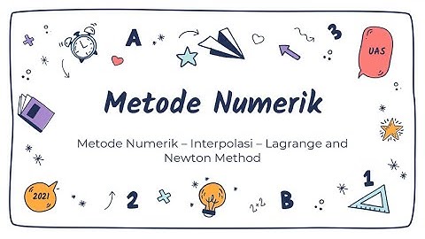 UAS Metode Numerik - Teknik Informatika